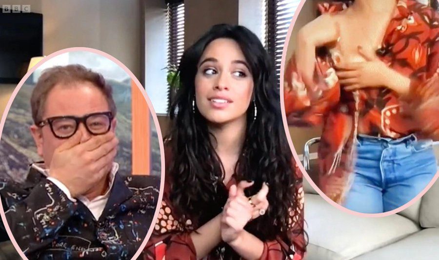 Singer Camila Cabello accidentally flashes her boob on live show (photos)