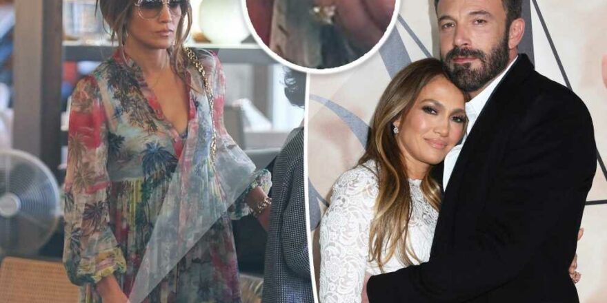 Jennifer Lopez sparks engagement rumors with massive ring