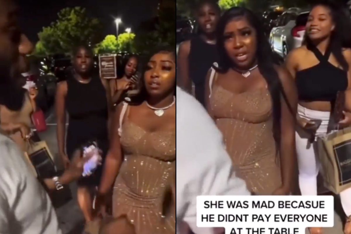Moment Lady Went For A Date With 18 Friends To Finish A Guy 'KwataKwata', Watch Her Reaction After The Guy Refused To Pay For The Bills