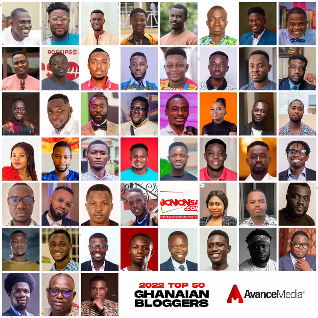 Avance Media announces 2022 Top 50 Ghanaian Bloggers ranking