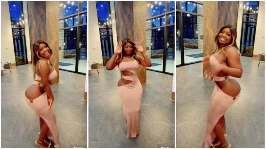 Princess Shyngle causes stir as she goes wild in a daring outfit (video )