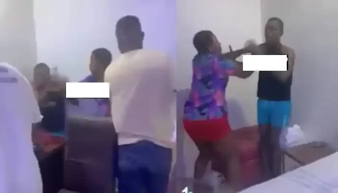 Video: Young Man Beaten Mercilessly For ‘Flexing’ In Expensive Hotel On Empty Bank Account