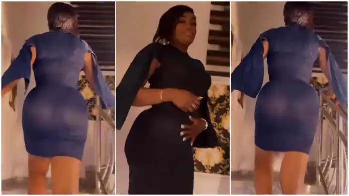 Nollywood Actress Lizzy Gold Dragged Online Over See-Through Dress (Video)