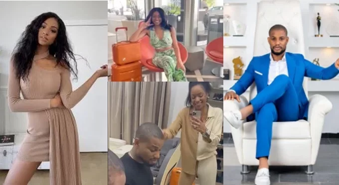 Alexx Ekubo Reconciles With Ex-fiancée, Fancy Acholonu As She ‘Moves’ In With Him (Video)