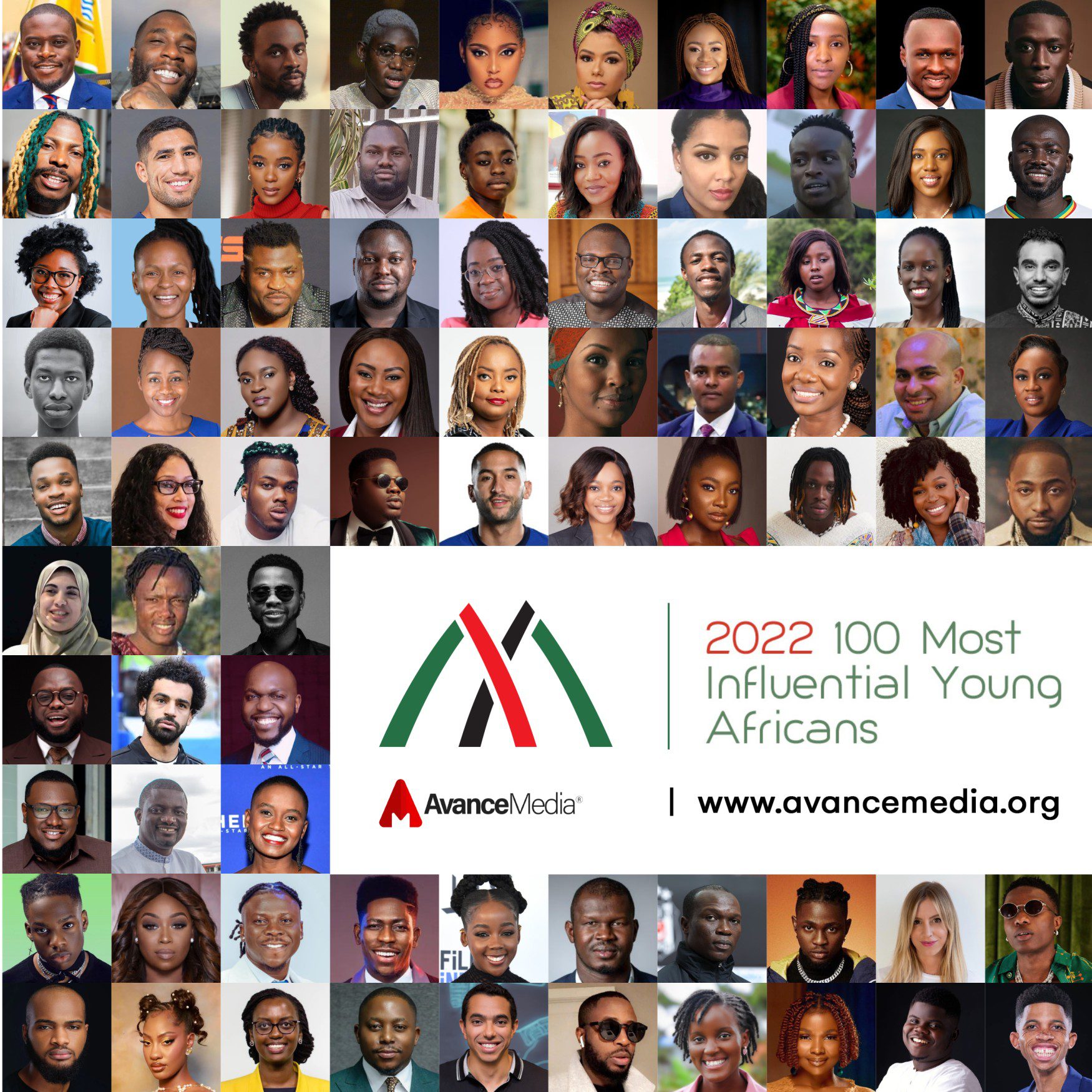 Avance Media Announces 2022's 100 Most Influential Young Africans