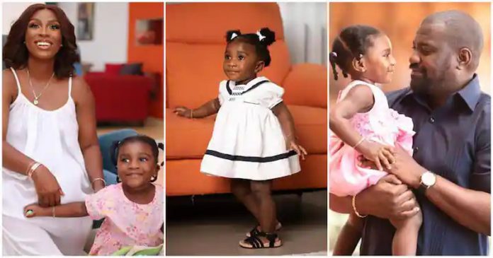 John Dumelo and his wife celebrate their daughter on second birthday