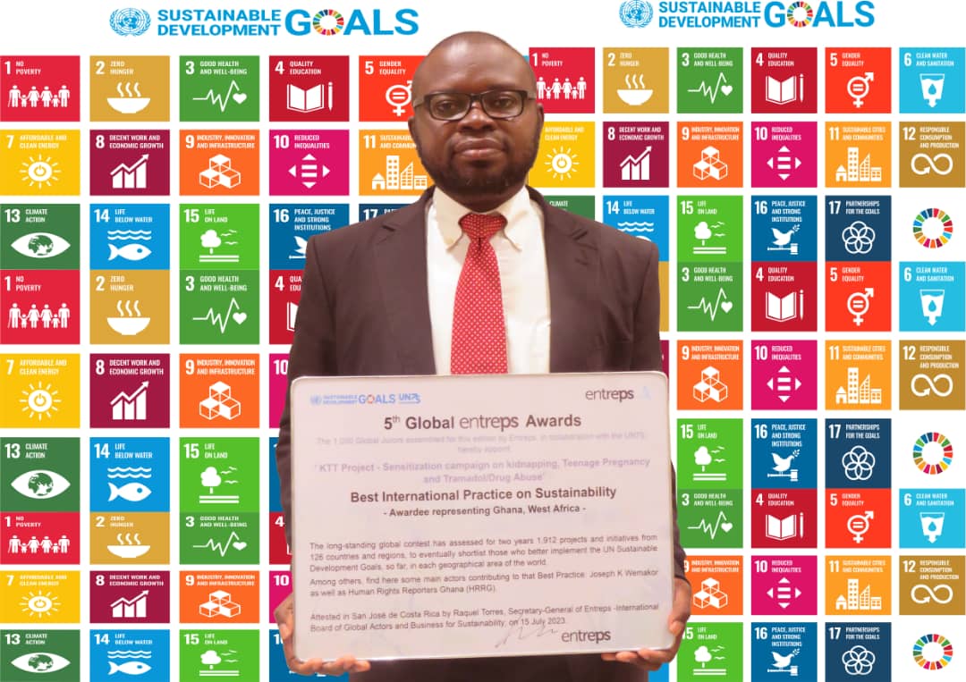 Human Rights Reporters Ghana wins prestigious 5th UN Global Entreps Awards