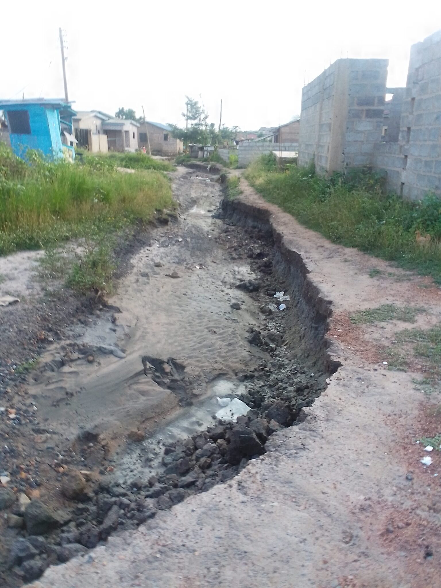 The sorry state of roads in the Kpone katamanso constituency