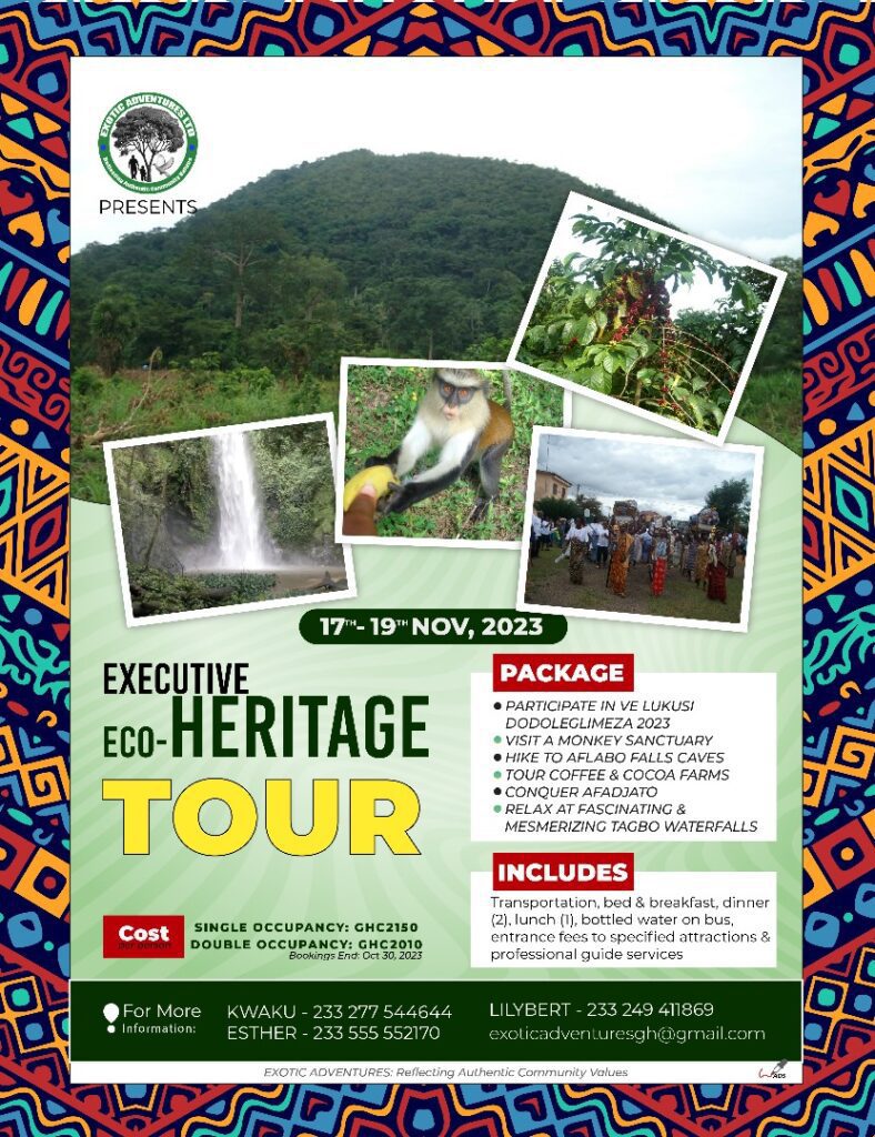 executive eco heritage tour of volta region with exotic adventures ltd 