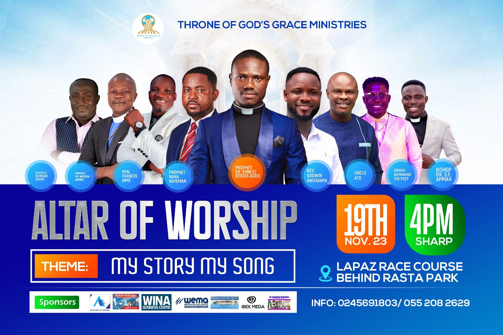 Throne of God's Grace Ministries Hosts "My Story My Song" Worship Experience