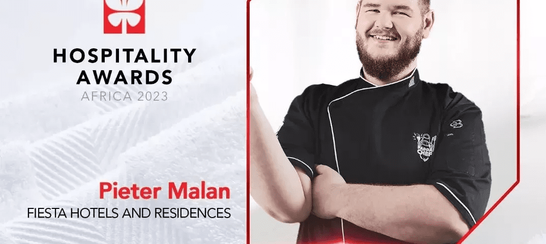 Fiesta Hotels' Pieter Malan Named Most Admired Executive Chef at Hospitality Awards Africa