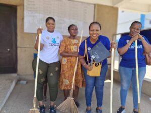 GTA Tema Regional Office Hosts Clean-Up Exercise at Tema Community 1 Presbyterian Church to Celebrate World Tourism Day