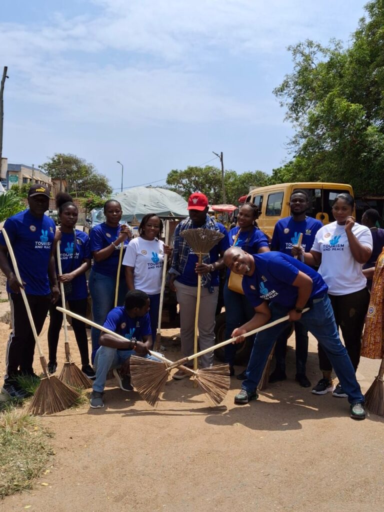 GTA Tema Regional Office Hosts Clean-Up Exercise at Tema Community 1 Presbyterian Church to Celebrate World Tourism Day